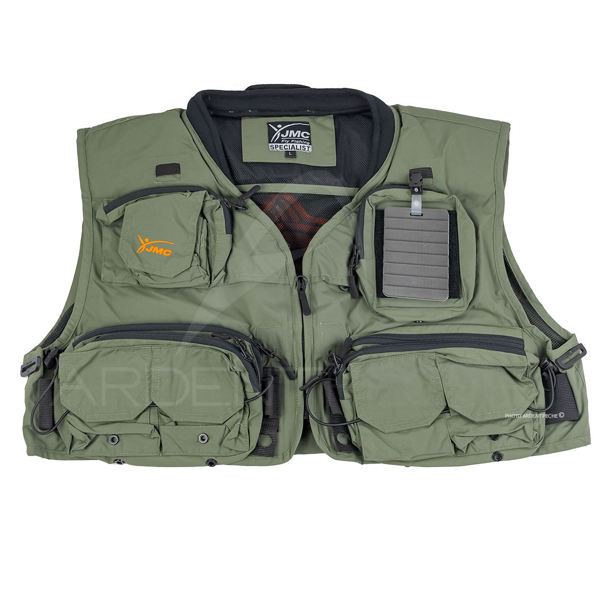 Fly fishing vest jmc SPECIALIST V4 grey